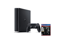 PLAYSTATION 4 500GB F CHASSIS BLACK +THE LAST OF US REM HITS